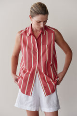 Women The Pop Sleeveless Shirt