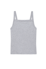Women The Baby Rib Square Neck Tank