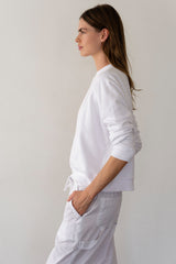 Women Powder Eco-Terry Crewneck