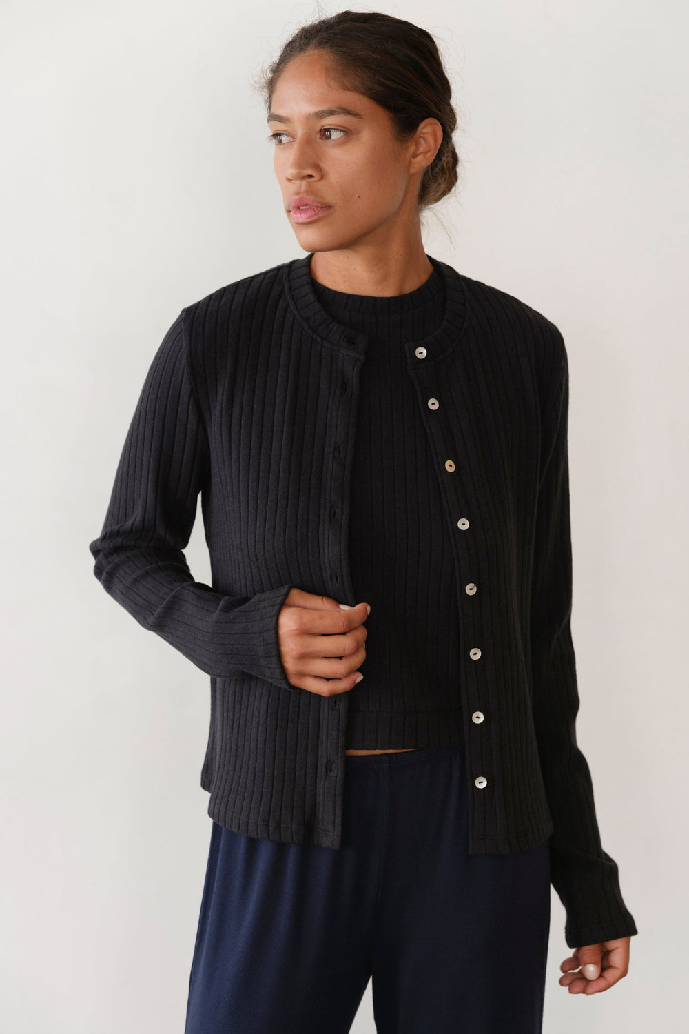 Women The Sweater Rib Cardi