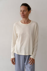 Women Creme Jersey Long Sleeve