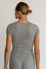 Women The Pointelle Baby Tee