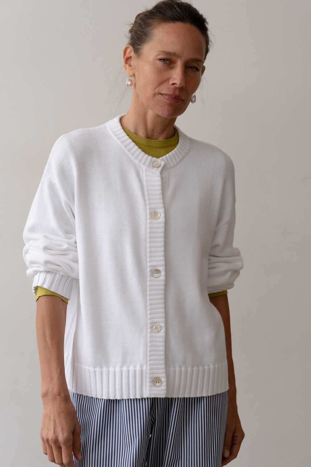 Women The Cotton Knit Cardigan