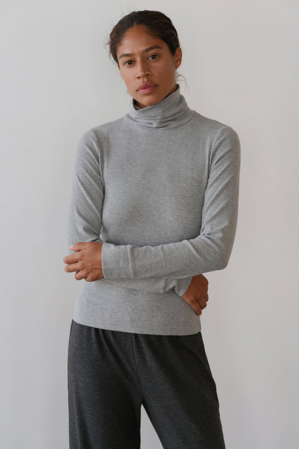 Women The Baby Rib Turtleneck