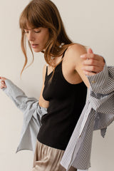 Women The Rib Spaghetti Tank
