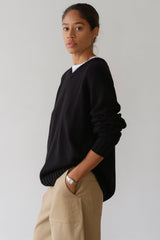 Women The Cotton Cashmere V-Neck Sweater