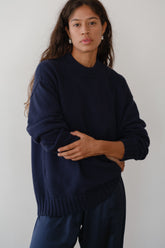 Women The Cotton Cashmere Crewneck Sweater