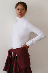 Women The Baby Rib Turtleneck