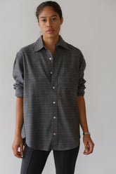 Women The Flannel Windowpane Shirt