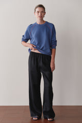 Women Jet Linen Simple Pant