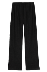 Women Jet Linen Simple Pant