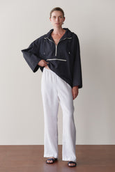 Women Powder Linen Simple Pant