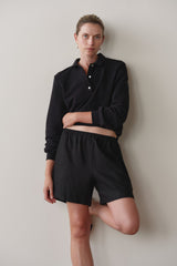 Women Jet Linen Short