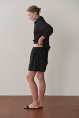 Women Jet Linen Short