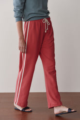 Women The Eco-Terry Stripe Crop Pant