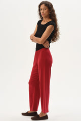 Women The Baby Rib Scallop Pant