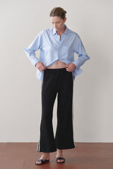 Women The Thermal Crop Stripe Pant