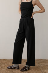 Women The Pointelle Simple Crop Pant