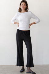 Women The Baby Rib Scallop Pant