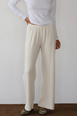 Women The Sweater Rib Simple Pant