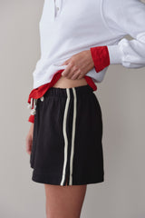 Women The Stripe Eco-Terry Short