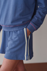 Women The Stripe Eco-Terry Short