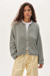 Women The Cotton Knit Roll Cardigan