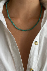 Women The Turquoise Small Faceted Necklace