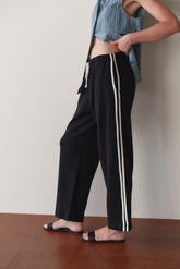 Women The Eco-Terry Stripe Crop Pant
