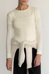 Women The Pointelle Square Neck Tank