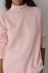 Women The Cotton Cashmere Roll Neck Sweater