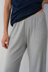 Women The Pointelle Simple Crop Pant