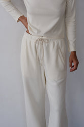 Women The Eco-Fleece Wide Leg Sweatpants