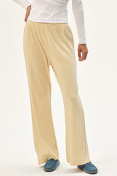 Women The Pointelle Simple Crop Pant