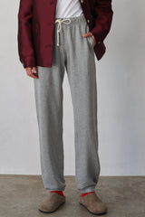Women Heather Grey Eco-Terry Sweatpants