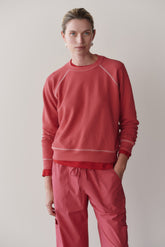 Women The Eco-Terry Contrast Stitch Sweatshirt