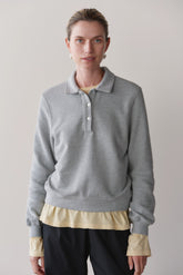 Women The Eco-Terry Polo Sweatshirt