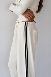Women The Thermal Crop Stripe Pant