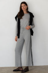 Women The Thermal Crop Stripe Pant