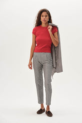 Women The Silk Taffeta Cigarette Pant