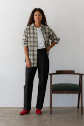 Women The Silk Taffeta Cigarette Pant