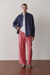 Women The Pop Stripe Drawstring Pant