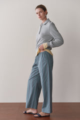 Women The Pop Stripe Drawstring Pant