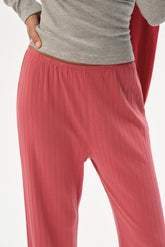Women The Pointelle Simple Crop Pant