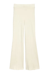Women Creme Rib Kick Flare