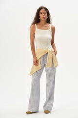 Women The Baby Rib Square Neck Tank