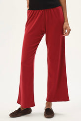 Women The Baby Rib Scallop Pant