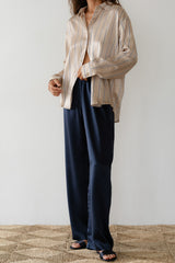 Women The Silk Simple Pant