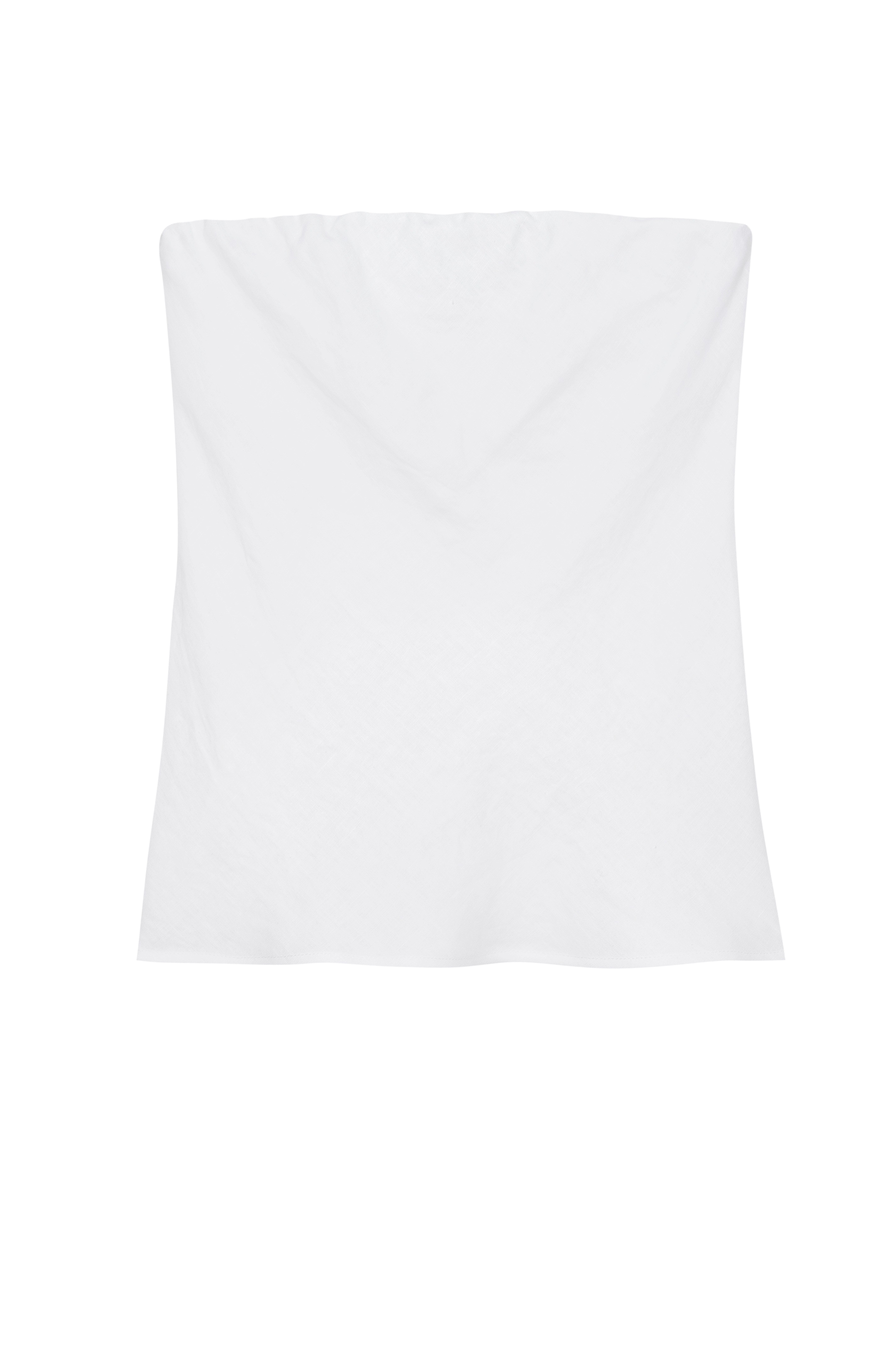 Women Powder Linen Tube Top
