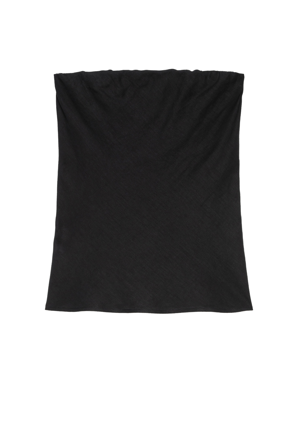Women Jet Linen Tube Top